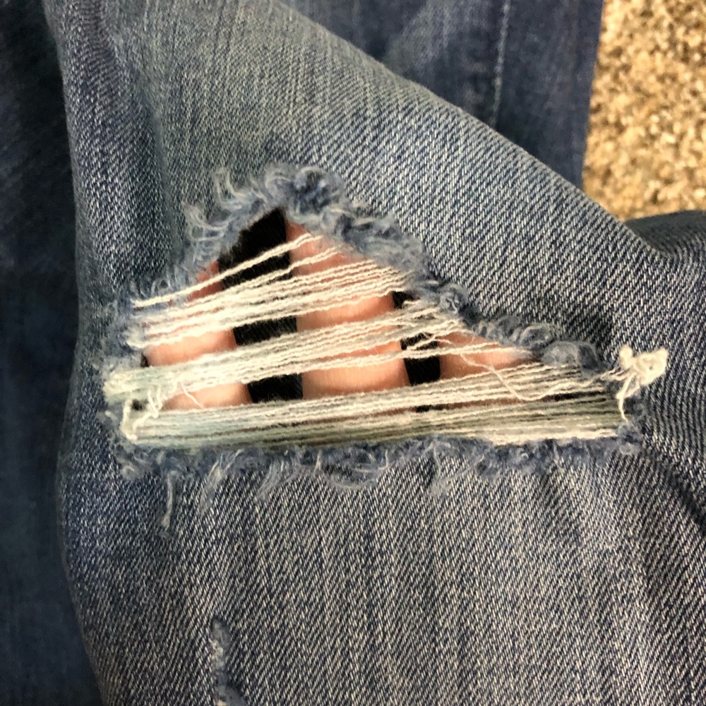 LOFT Distressed Denim - Picture 3 of 6